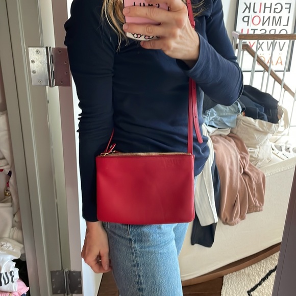 Celine Trio in Beautiful Red Leather - Picture 12 of 12